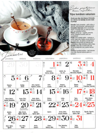 Kal. Sienas padomu kalendārs 20262{IMAGE}