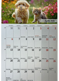 Kal. A5 Kalendārs ar magnētu PL2{IMAGE}