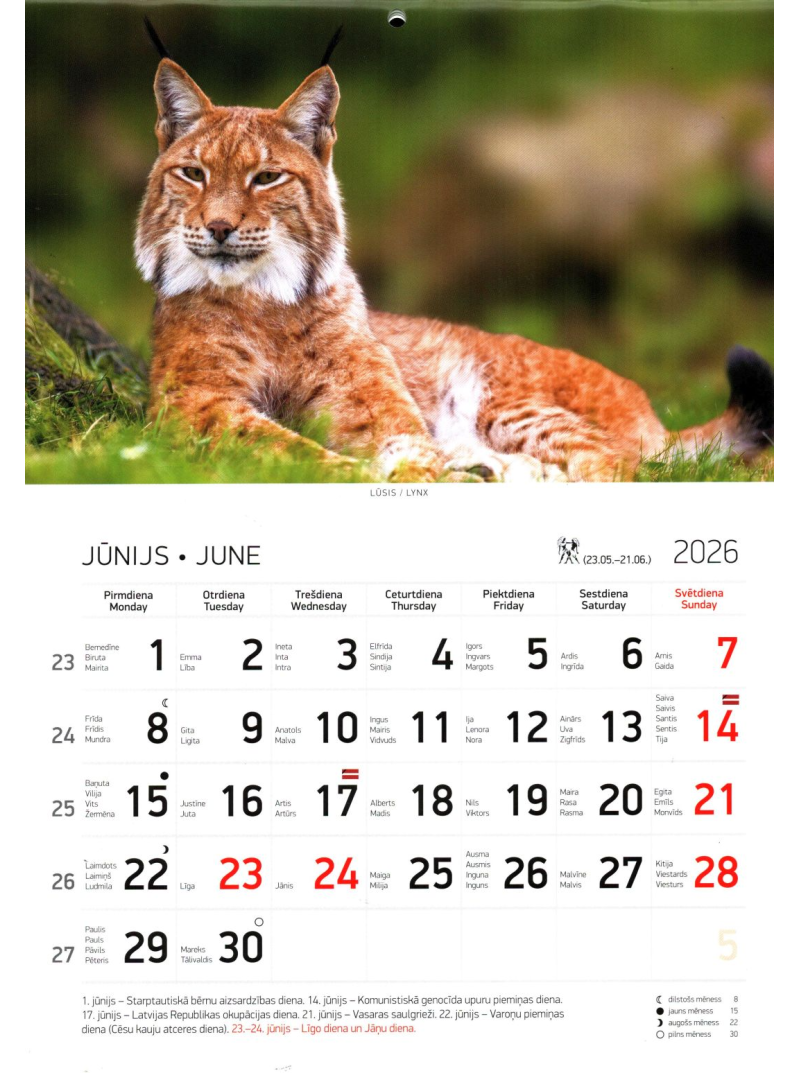 Kal. A4 Dzīvnieki LT2{IMAGE}