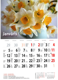 Kal. A4 (mazais) Ziedi LM2{IMAGE}