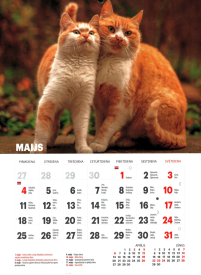 Kal. A4 (mazais) Kaķi LM2{IMAGE}