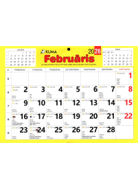 Kal. A4 Kuma (dzeltens)2{IMAGE}