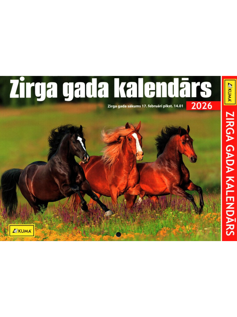 Kal. A4 Zirga gads Kuma1{IMAGE}