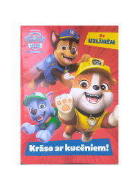 Gr.PAW Patrol. Krāso ar kucēniem! Ar uzlīmēm1{IMAGE}