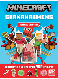 Gr.MINECRAFT. Sarkanakmens. Uzlīmju grāmata1{IMAGE}