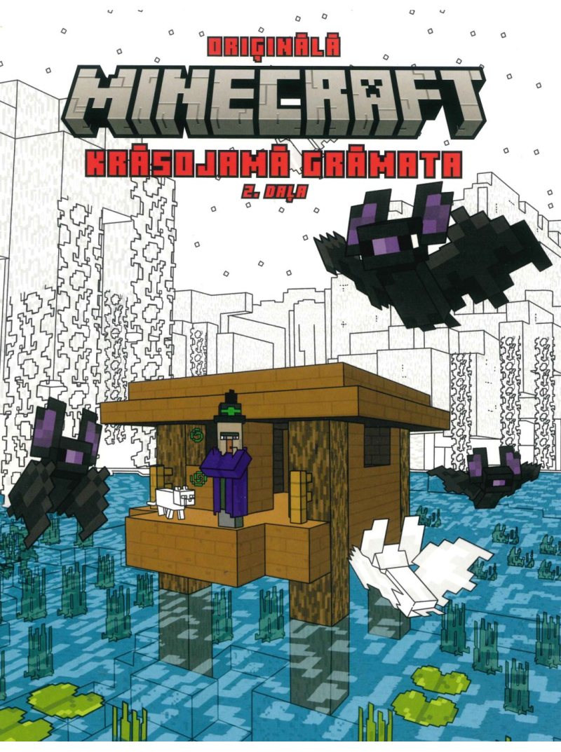Gr.MINECRAFT krāsojāmā grāmata 2. daļa1{IMAGE}